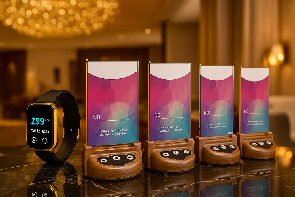 Bouton d'appel serveur