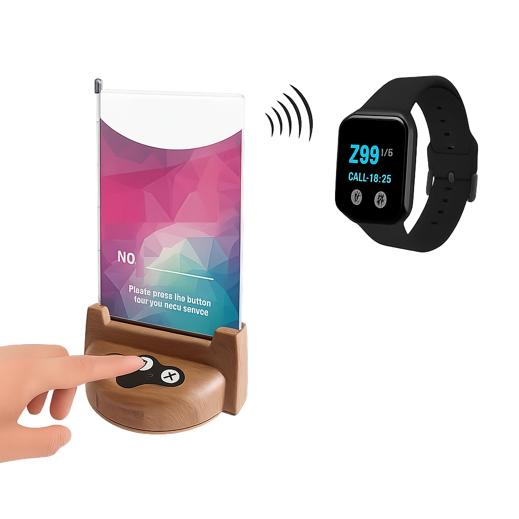 Bouton d'appel serveur