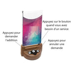 Bouton d'appel serveur